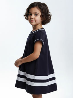 Платье для девочки UD 3154 синий - Mini maxi фото 2