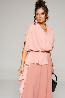 Платье 6357 коралл