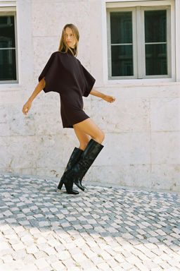 INTERLOCK MINI DRESS - Zara фото 2