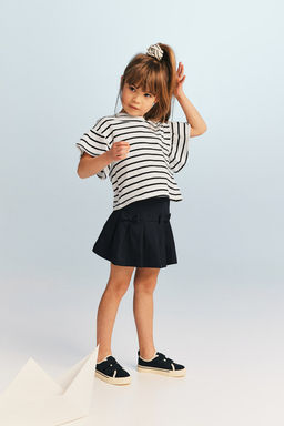 Camiseta de punto con manga de volantes - H&m фото 4