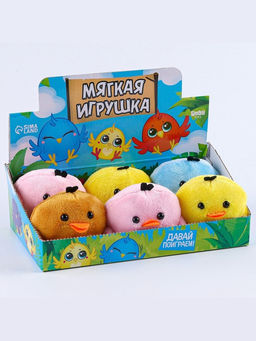 Цена за 6 шт. Мягкая игрушка Птичка, МИКС - Milo toys фото 8