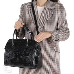 Сумка женская кожаная 6613VG black Vitelli Grassi  в Новосибирске