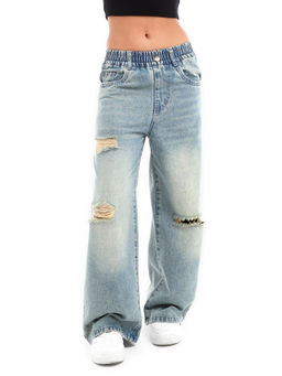 Джинсы-палаццо для девочек - СИНЯЯ МОДА фото 4