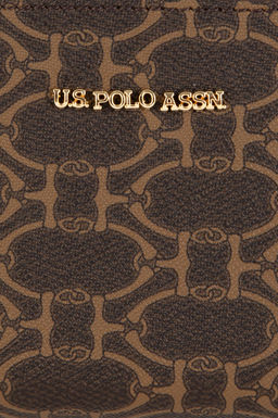 Женский коричневый кошелек - U.s. polo assn фото 7