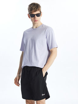 K?sa Boy Bask?l? Erkek Deniz ?ortu