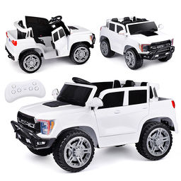 Электромобиль "Городской гигант" на аккумуляторе, с р/у управлением, в коробке (белый)