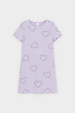 Crockid _ К 1180/лепесток орхидеи,контурное сердце сорочка ночная для дев  фото 2