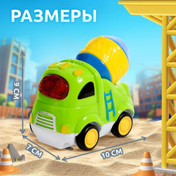 Музыкальная машинка Городские приключения: Бетономешалка, звук, свет - Zabiaka фото 6