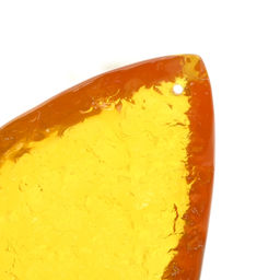 Кулон из янтаря искусственного капля 43*67мм, цв.медовый