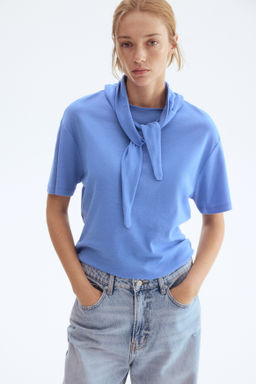 Top con cuello fular - H&m фото 2