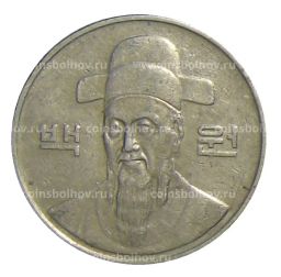 100 вон 1991 года Южная Корея