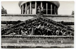 Открытка Исаакиевский собор  Фронтон восточного портика. Скульптор Ф.Лемер