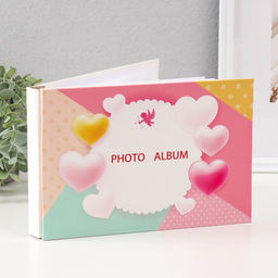 Фотоальбом на 50 фото 15?20 Ангел и сердечки, 18?26?4 см