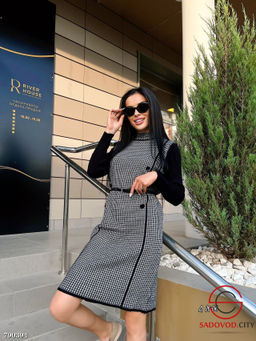 Женское платье в мелкую клетку - Bruno фото 3