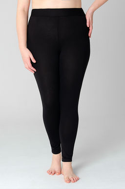 Арт. 394 Лосины длинные большого размера 60-66 (4 шт) Цвет:черный - Калинка фото 18