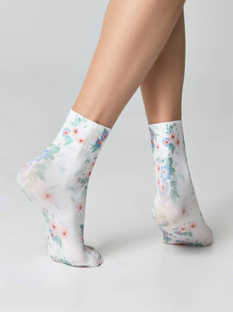 Цена за 2 пары. Носки фантазийные CONTE FANTASY Плотные носки с рисунком Watercolor - Conte elegant фото 3