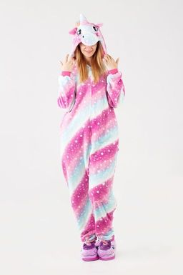 Пижама кигуруми Волшебный фиолетовый Единорог