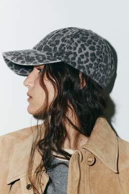 ANIMAL PRINT TWILL CAP