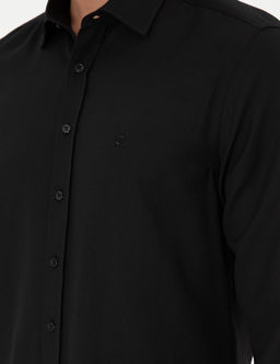 Рубашка Pierre Cardin Slim Fit Oxford черная