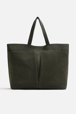 LEATHER SHOPPER BAG