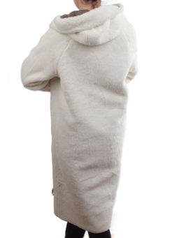 2660 DK. BEIGE Пальто двухстороннее женское еврозима (100 гр. холлофайбер) - Fashion фото 12