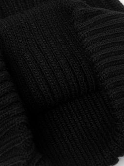 Шапка жен. шерсть+акр LB-BR55027 black - Labbra фото 4
