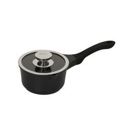 0143 GIPFEL Ковш RICHMOND 16х8,5 см/1,5 л из литого алюминия, со стеклянной крышкой, с индукционным дном, с двуслойным антипригарным покрытием Whitford Xylan plus, с бакелитовой ручкой с покрытием So  фото 2