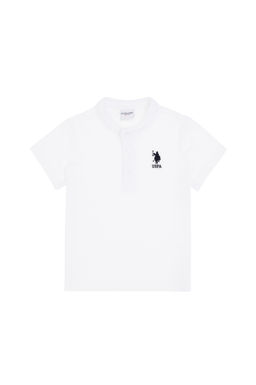 Белая базовая футболка для мальчика Неожиданная скидка в корзине - U.s. polo assn фото 2