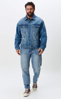 Куртка джинс P611-1285 l.blue - Primm фото 9