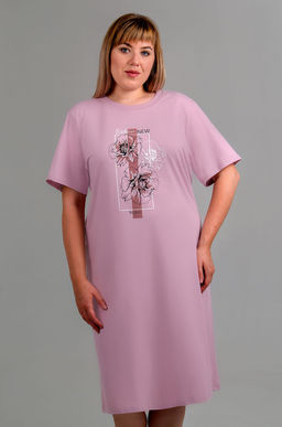 Арт. 4154 Туника женская 52-60 (5 шт) Цвет:пудра
