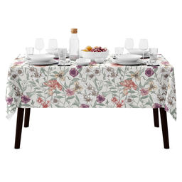 Скатерть 240х145см Марина Дор, длина стола до 200см, на 10-12 персон, рогожка, хлопок Премиум 186г/м2, упаковка классическая 28х41см, Домашняя мода (Россия)  фото 3