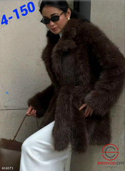 Шуба женская из искусственного меха - Bruno фото 2