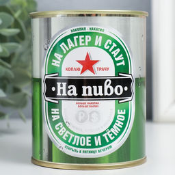 Копилка для денег «Банка. Коплю на пиво», металл