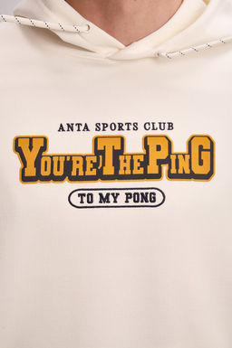 Худи Серо-белый ANTA SPORTS CLUB Sweat Hoodie фото 9