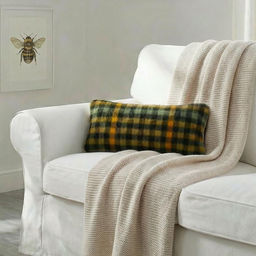 Подушка-думка ALTRO арт.2040-51 КЛЕТЧАТЫЙ ШМЕЛЬ