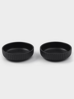 Соусники Magisto Line, набор 2 шт., 80 мл, 9×2.5 см, керамика, чёрные