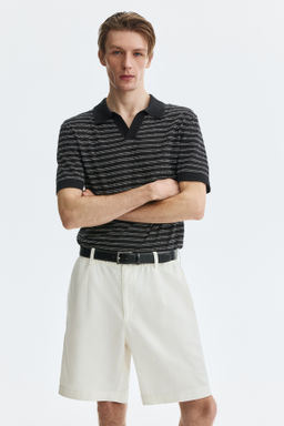 Pantal?n corto en mezcla de lino Relaxed Fit - H&m фото 5
