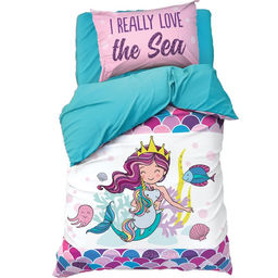 Постельное бельё Этель 1.5 сп Really mermaid 143*215 см, 150*214 см, 50*70 см -1 шт,100% хл, бязь