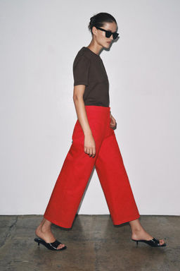 BASIC COTTON T-SHIRT - Zara фото 11