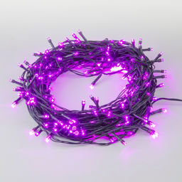 ULD-S2000-200/DGA PINK IP20 Гирлянда светодиодная, 20м. 200 светодиодов. Розовый свет. Провод зеленый. ТМ Uniel