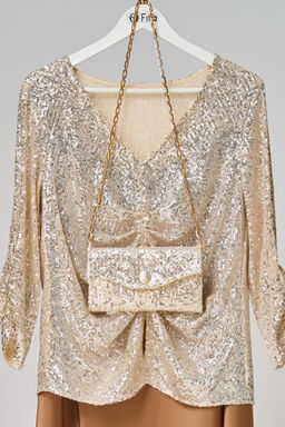 Комплект FITA 20781 золотисто-бежевый  фото 2