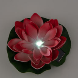 USL-S-826/PT060 RED WATERLILY Садовый светильник на солнечной батарее Красная кувшинка. Плавающий. 1 светодиода. Теплый белый свет. 1*ААA Ni-Mh аккумулятор в/к. IP44. TM Uniel - Volpe фото 5