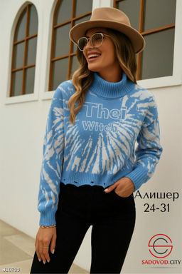 Теплый женский свитер оверсайз - Bruno фото 7