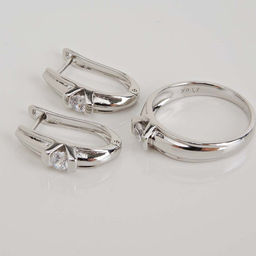 XUPING Кольцо/Серьги с английским замком арт. 28 0256 (id 280300)