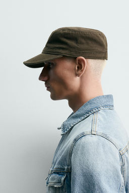 GORRA ALGOD?N LAVADO / Marr?n