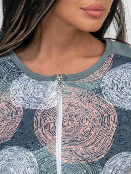 Халат женский, цвет зеленый