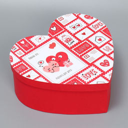 Коробка подарочная, упаковка, Любовь повсюду, 22?20?9 см