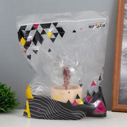 Фигурка светящаяся RISALUX «Люблю кофе», LED-ночник, 3×AG10, шар-8 см, 6.5×6.5×11.5 см