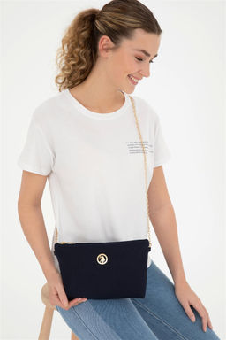 Женская темно-синяя сумка