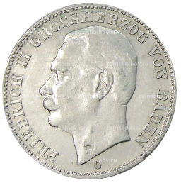 3 марки 1909 года G Германия (Баден)